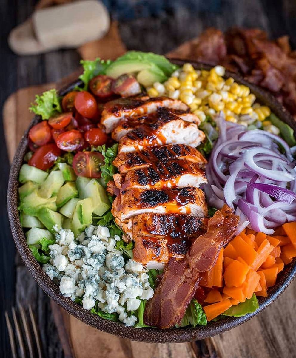 Grilled Buffalo Chicken Salad