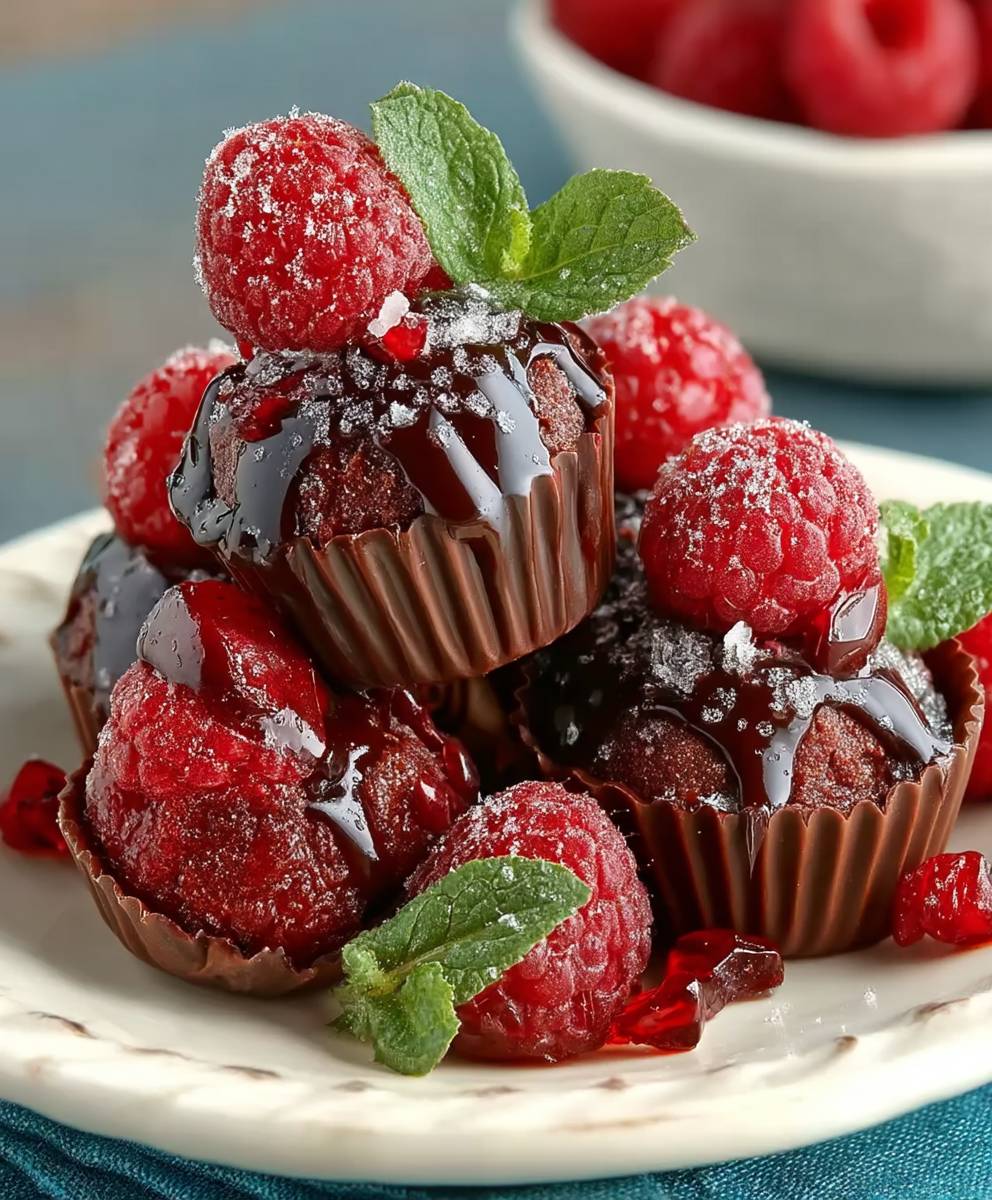 Chocolate Raspberry Bites