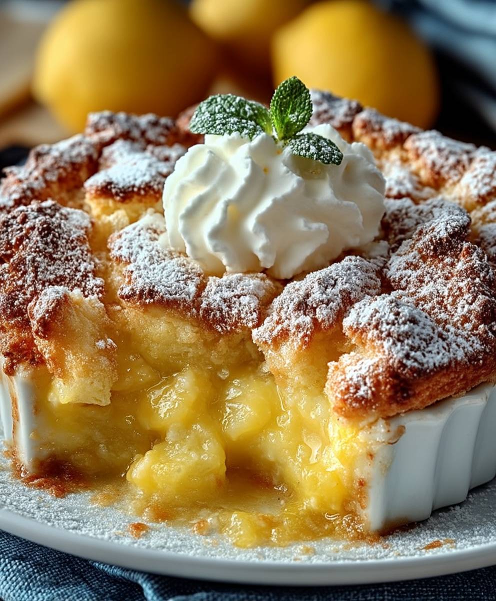 Lemon Cobbler Dessert