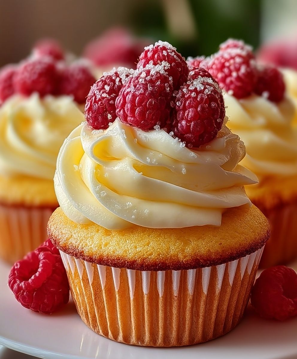 Raspberry Lemon Cupcakes