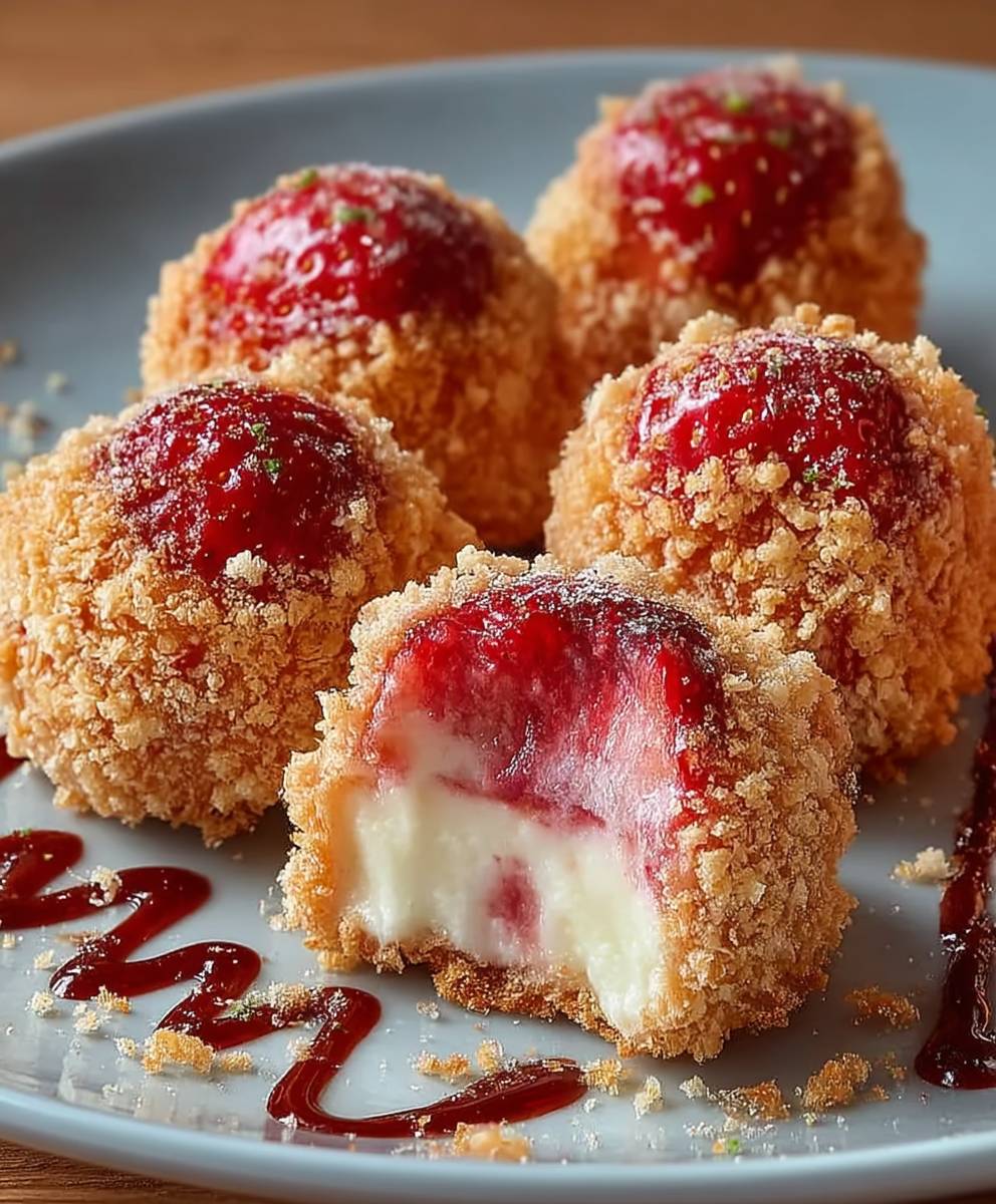Strawberry Cheesecake Bites