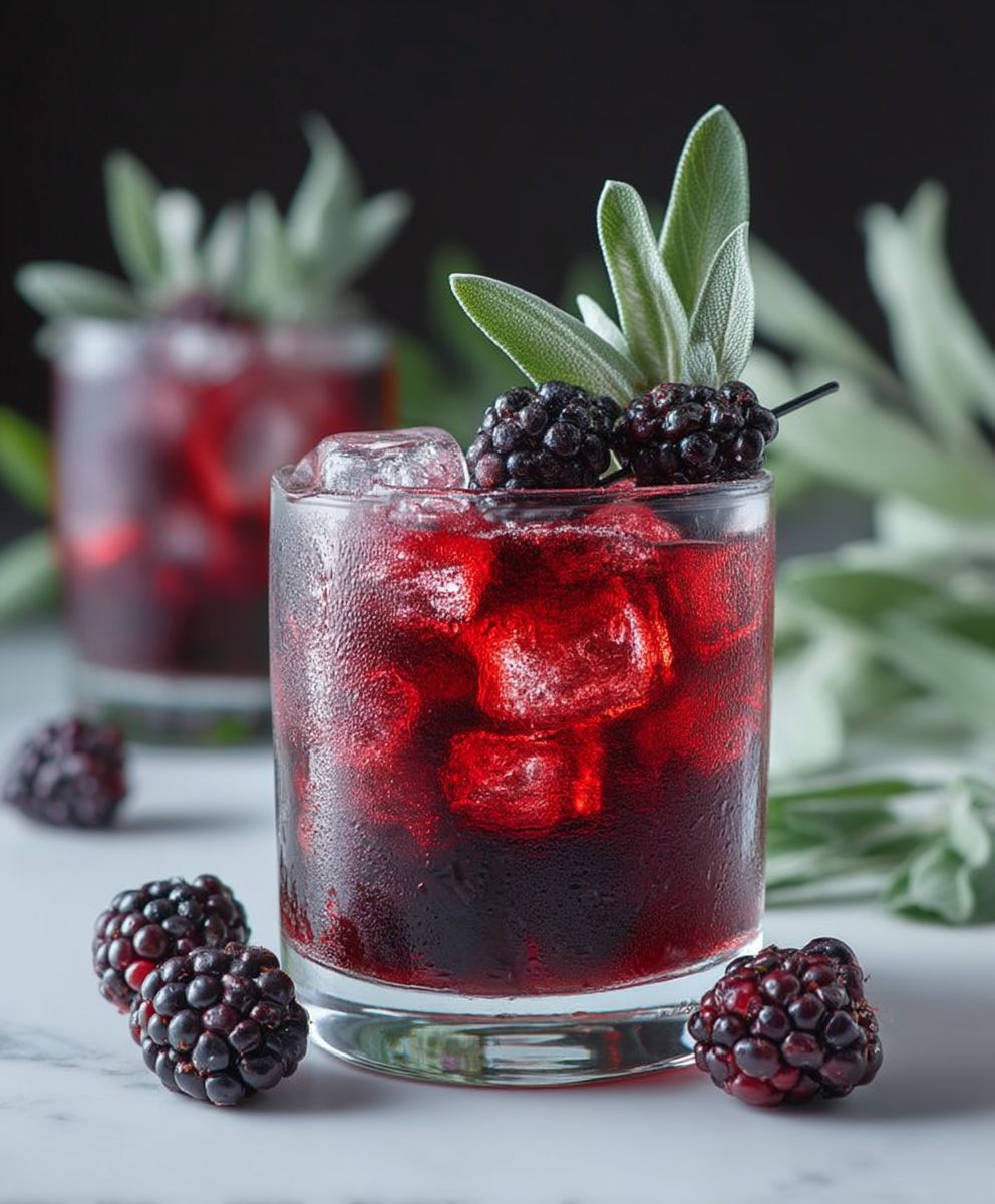 Blackberry Sage Iced Tea