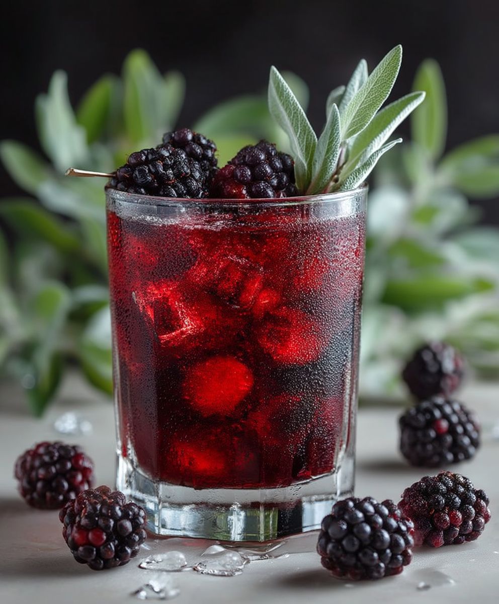 Blackberry Sage Iced Tea
