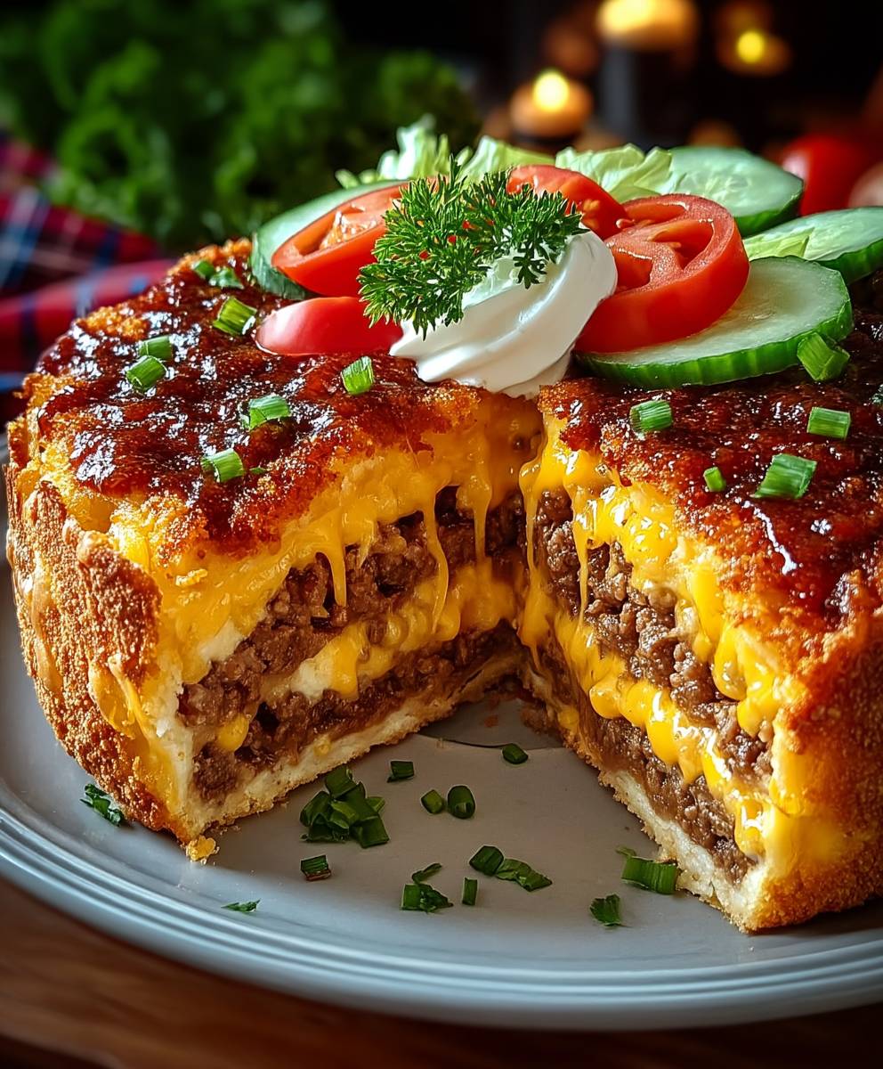 Cheeseburger Torte
