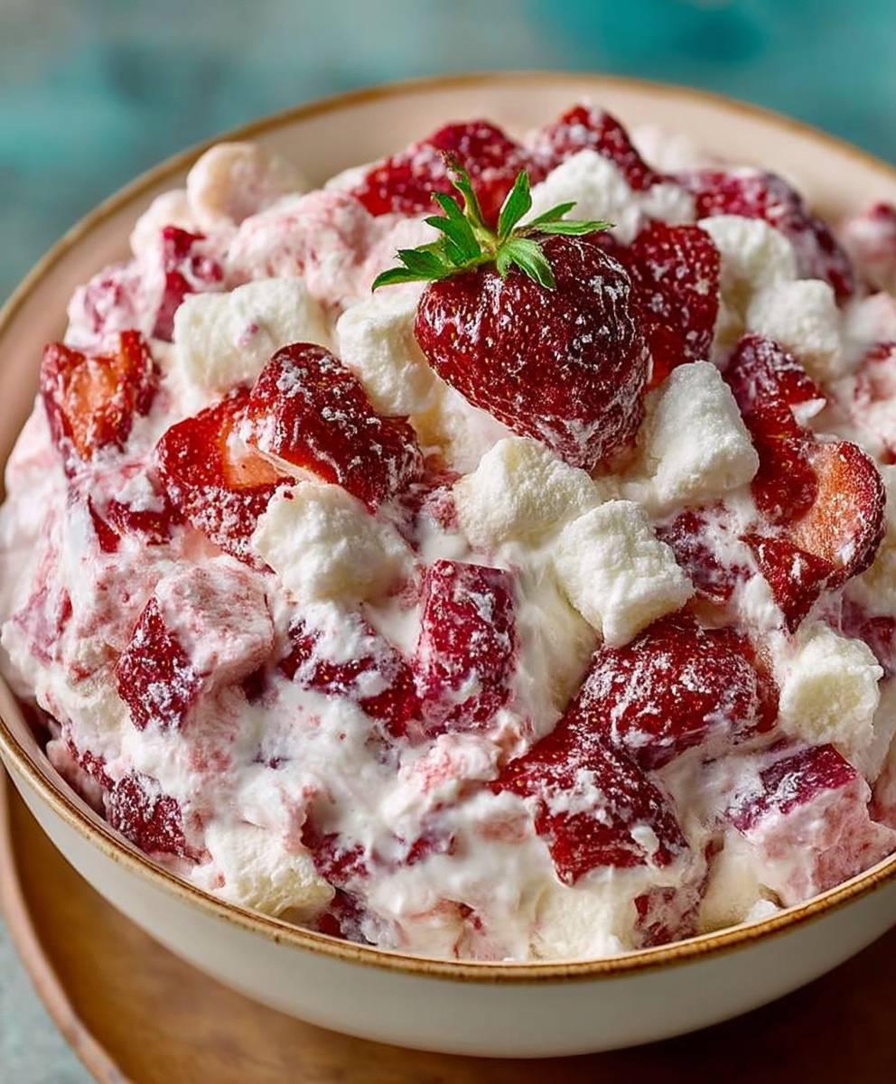 Strawberry Shortcake Fluff Salad