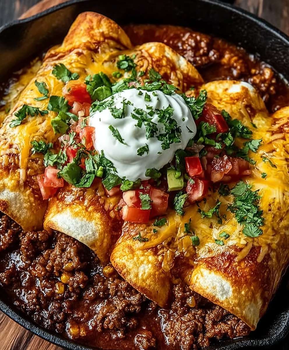 Ground Beef Enchiladas