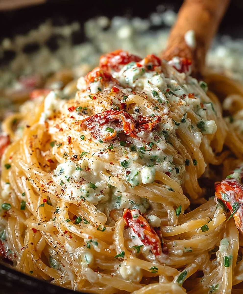 Sun dried tomato pasta