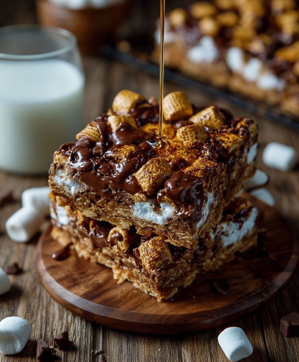 Golden Grahams Smores Bars