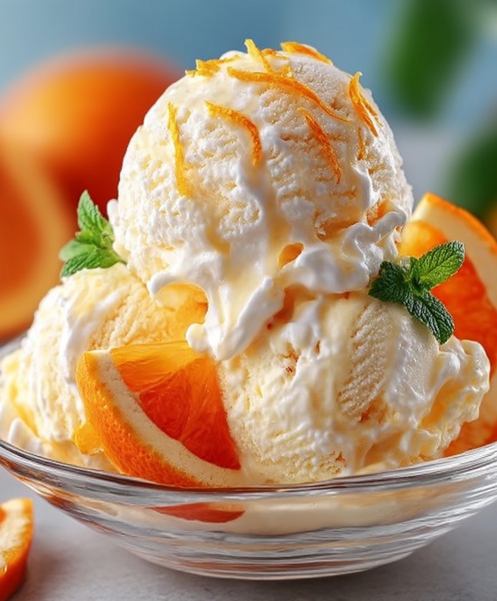 Orange Creamsicle Ice Cream