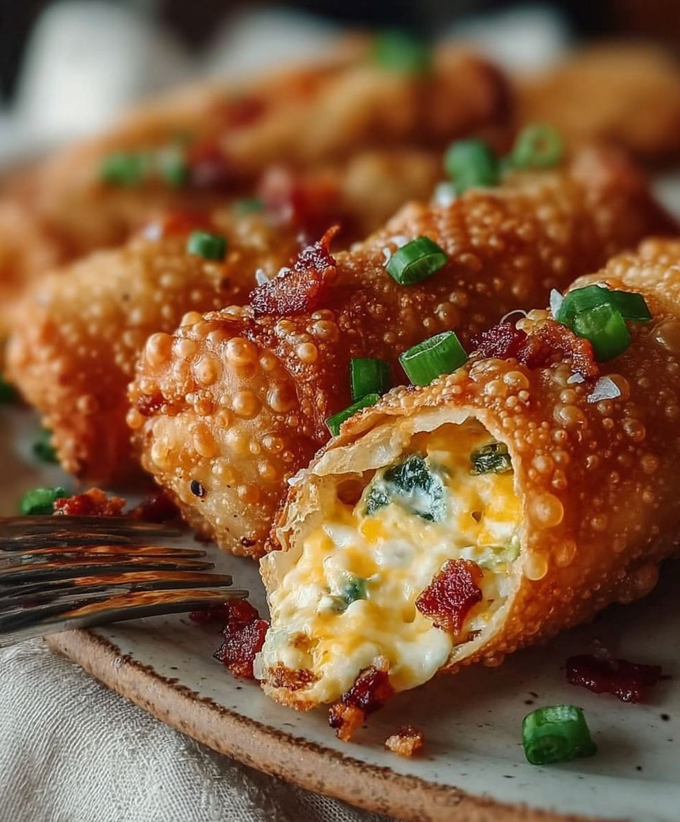 Bacon Jalapeno Popper Eggrolls