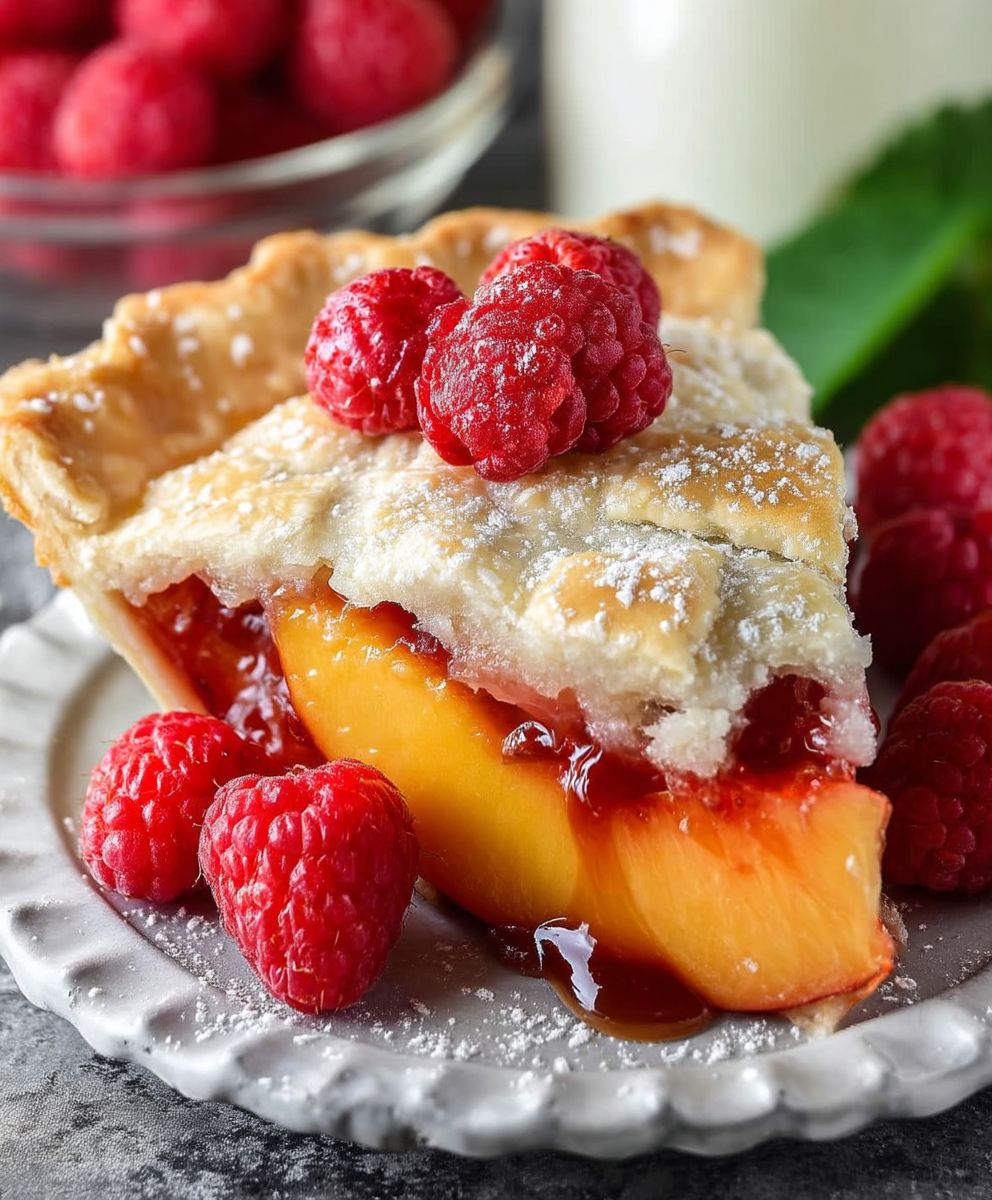 Peach Raspberry Pie