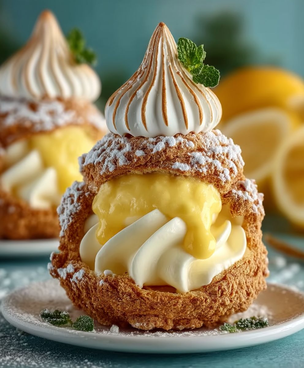 Lemon Cream Puffs
