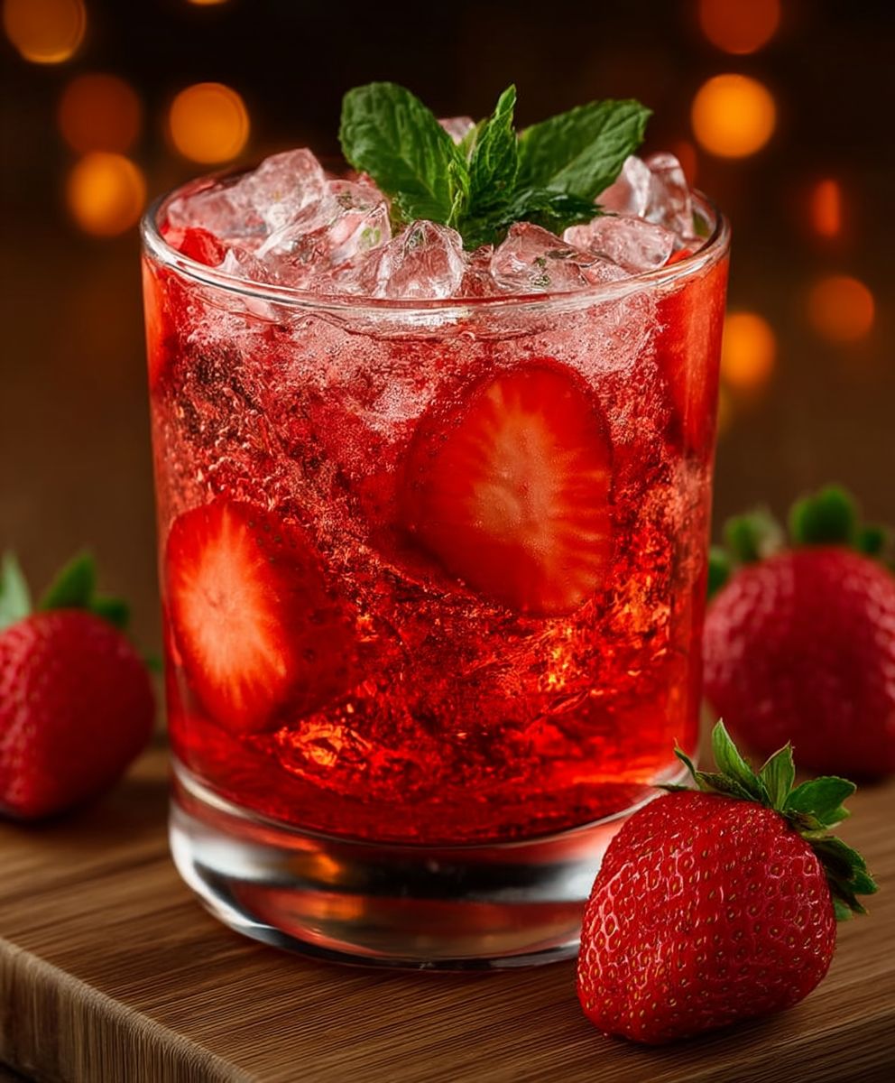 Strawberry Dirty Sprite Drink