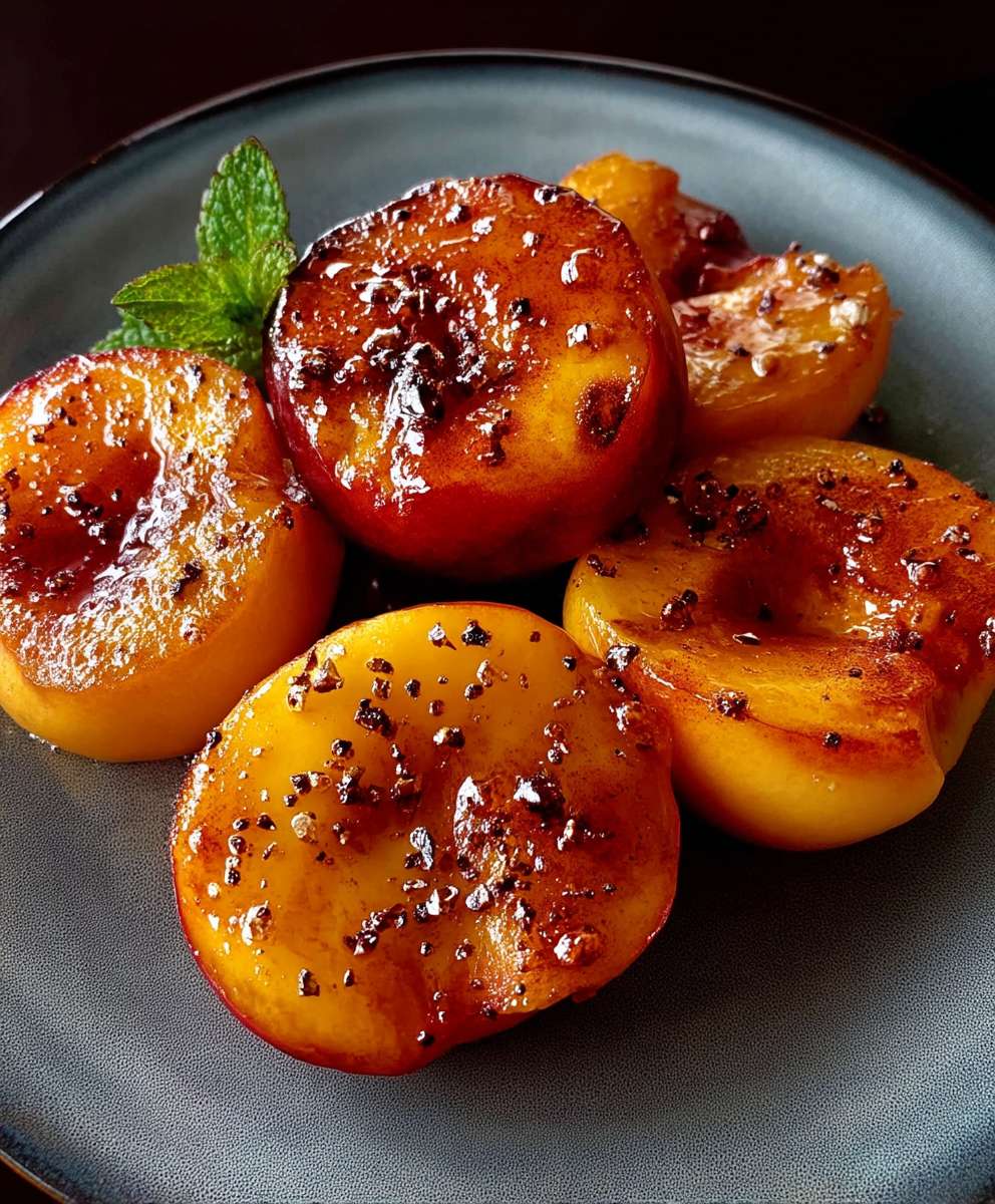 Pan Fried Peaches