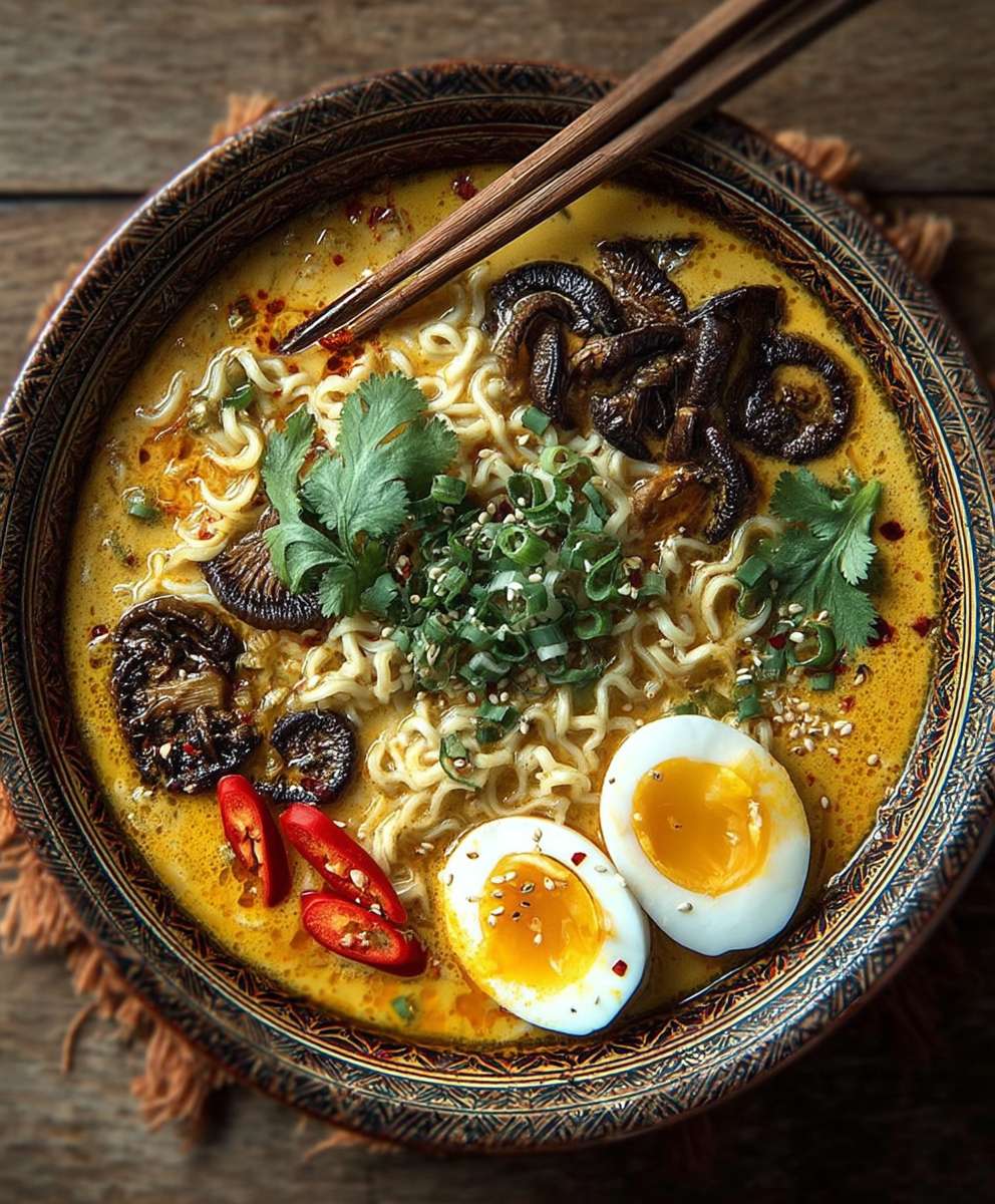 Spicy Coconut Curry Ramen