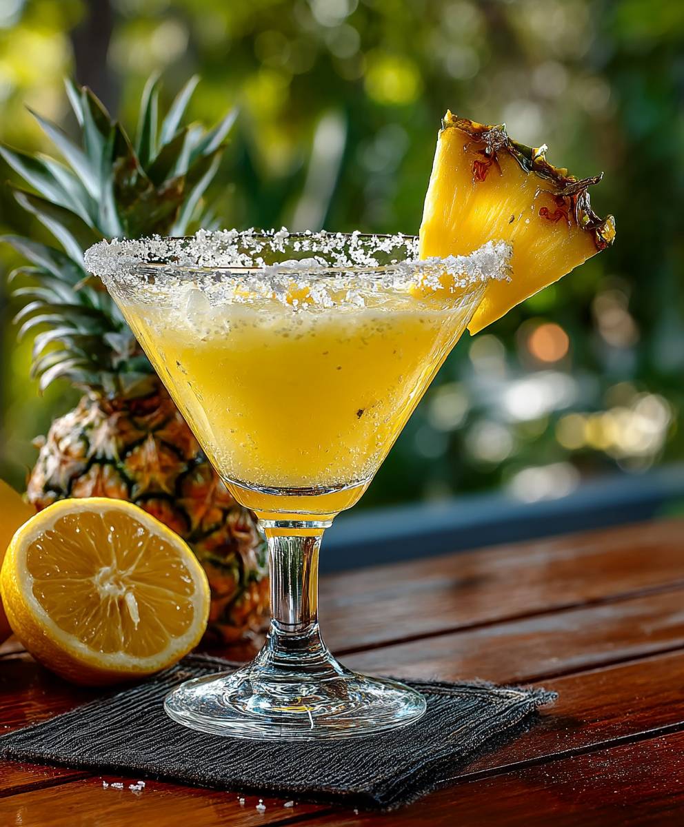 Pineapple Lemon Drop Cocktail
