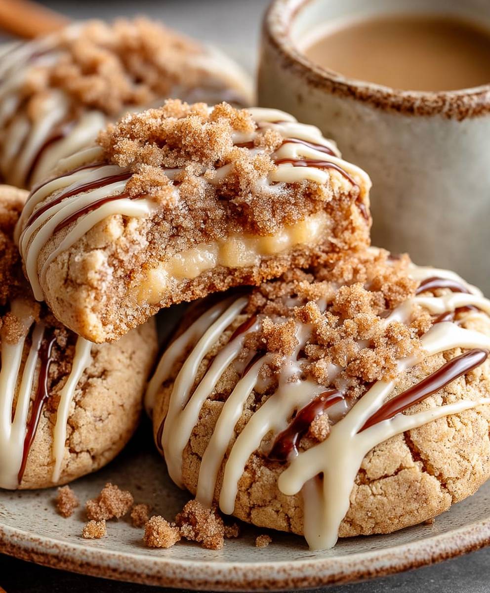 Cinnamon Coffee Cake Cookies