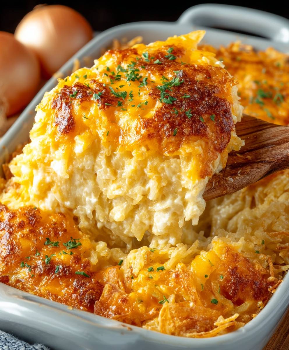 Cracker Barrel hashbrown casserole