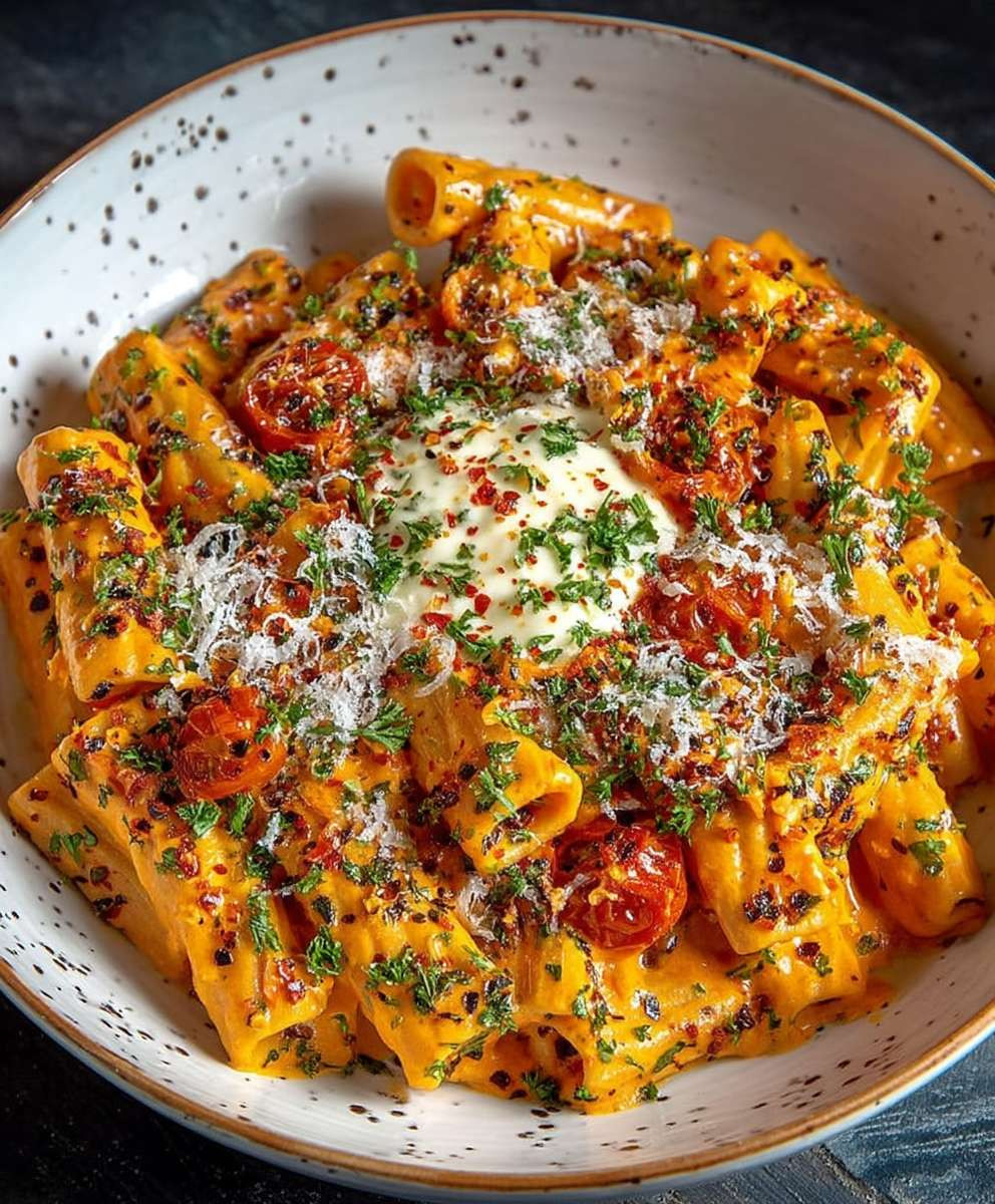 Creamy Tomato Garlic Pasta