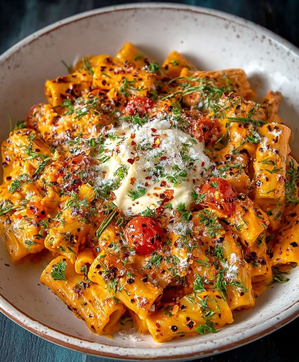 Creamy Tomato Garlic Pasta