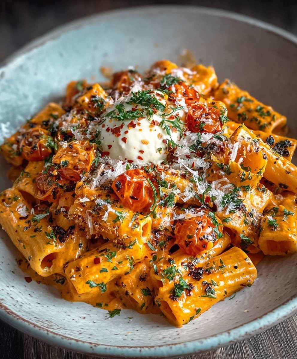 Creamy Tomato Garlic Pasta