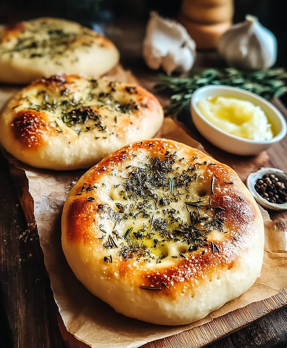 Garlic Herb Pizza Bread