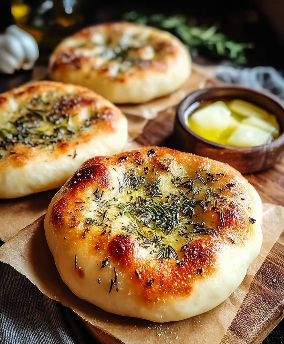 Garlic Herb Pizza Bread