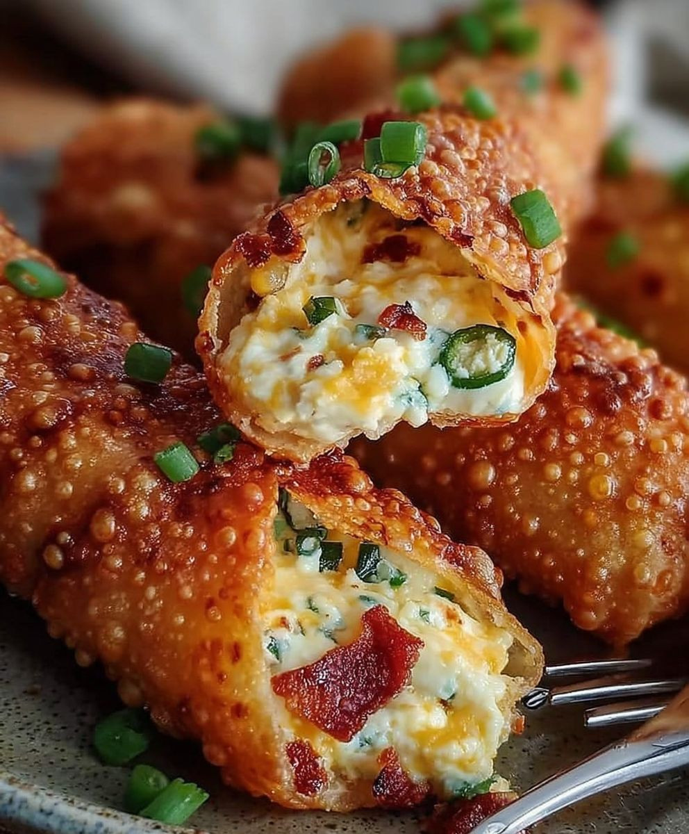 Bacon Jalapeno Popper Eggrolls