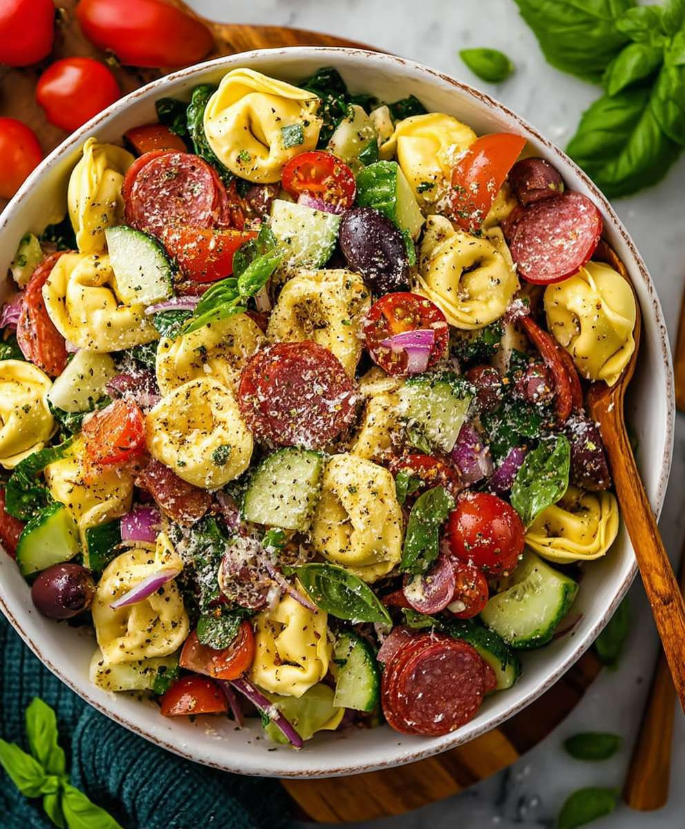 Tortellini pasta salad