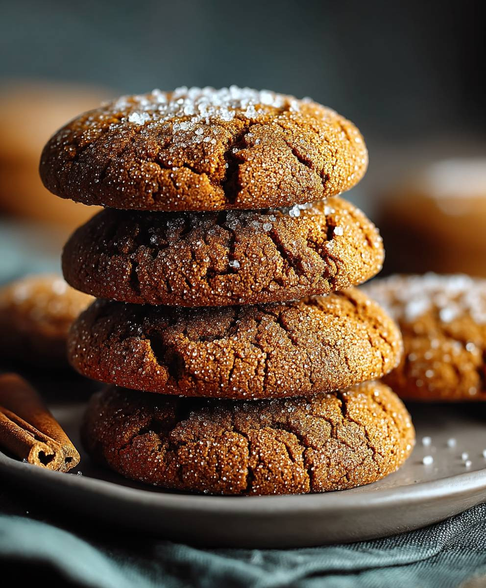 Soft Molasses Cookies