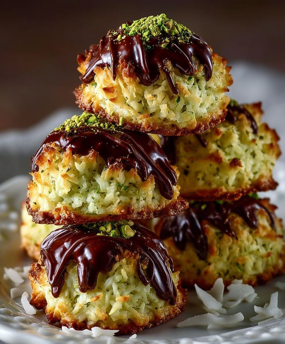 Pistachio Coconut Macaroons