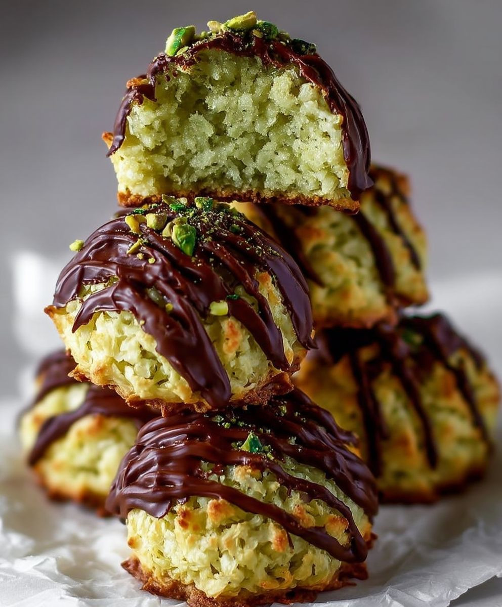 Pistachio Coconut Macaroons