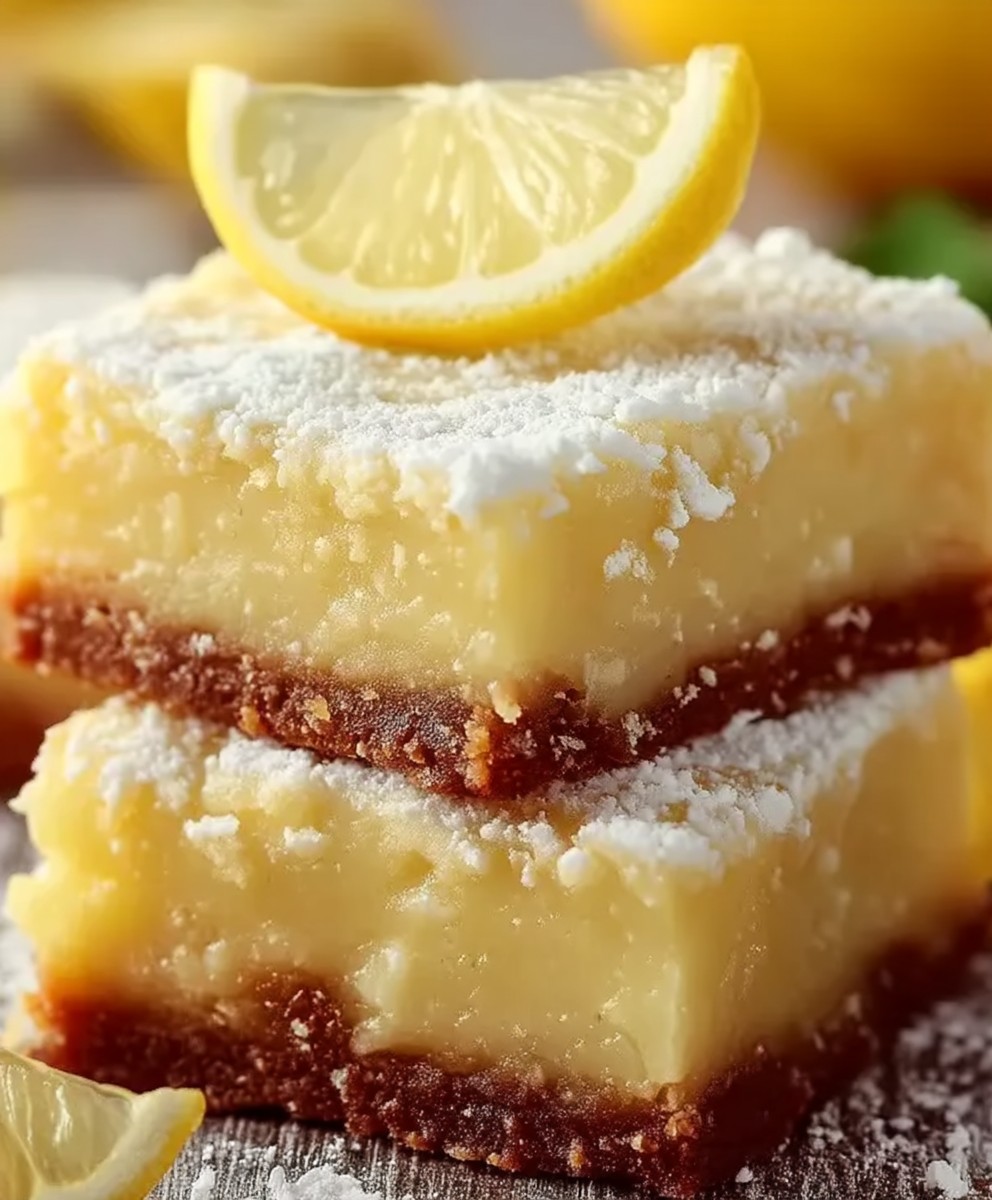 Lemon Brownie Bars