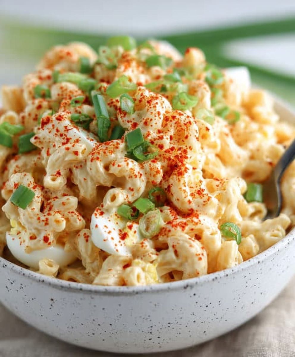 Deviled Egg Pasta Salad