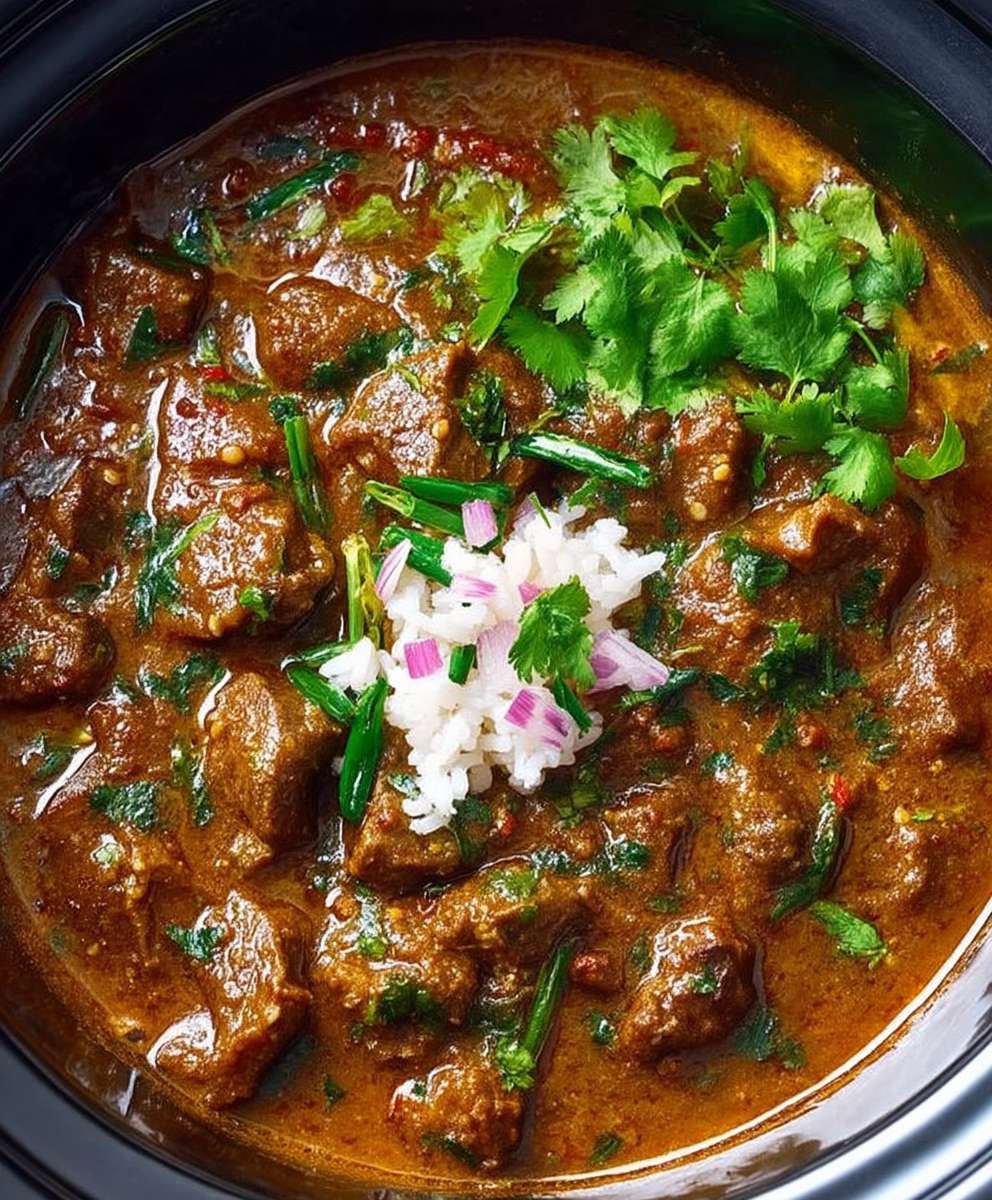 Slow Cooker Beef Curry