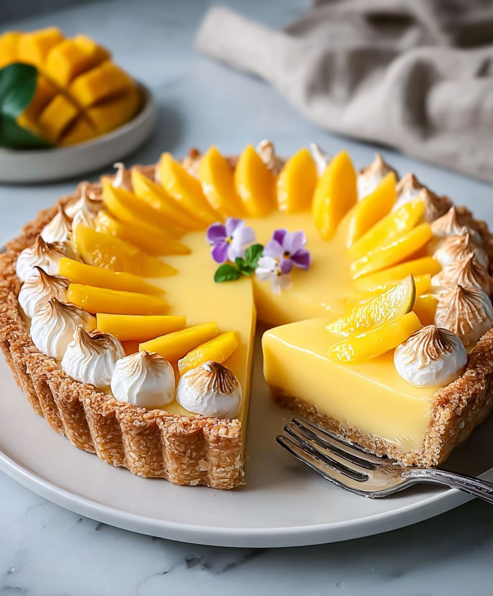 Mango Curd Tart