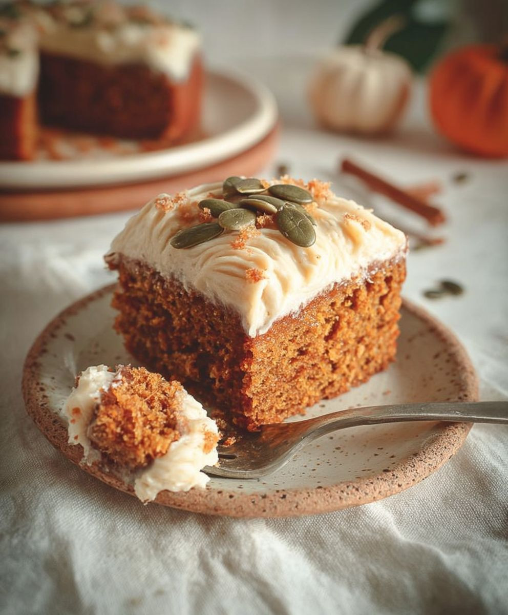 Pumpkin spice cake frosting