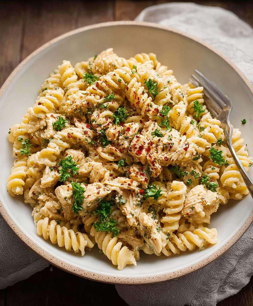 Garlic Parmesan Chicken Pasta