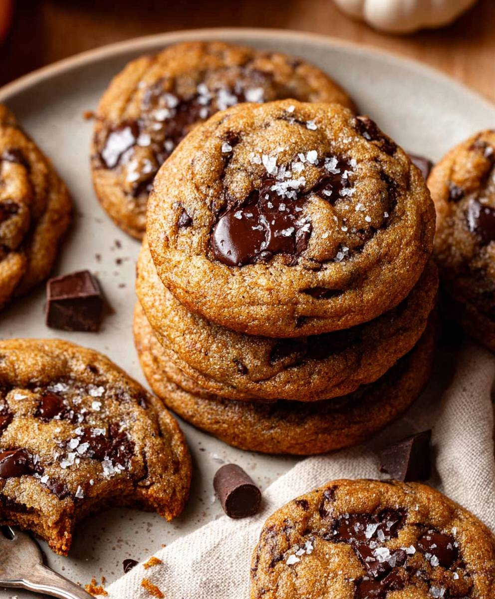 Pumpkin Chocolate Chip Cookies