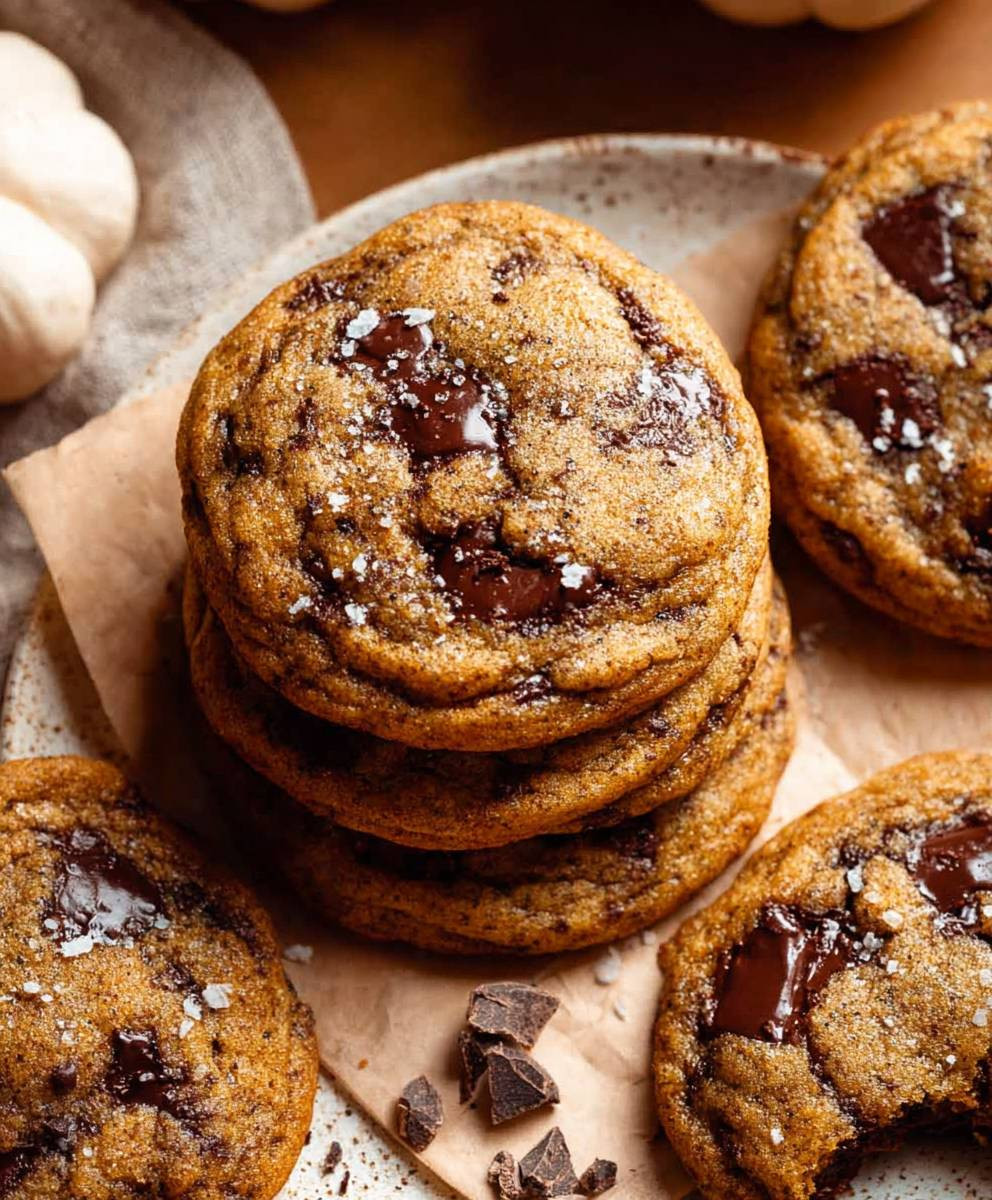 Pumpkin Chocolate Chip Cookies