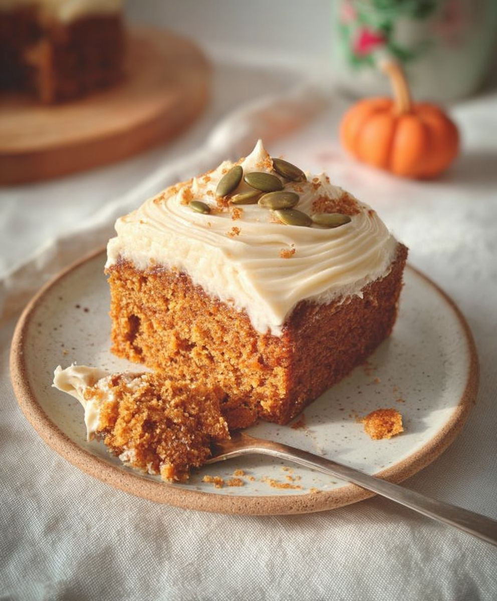 Pumpkin spice cake frosting