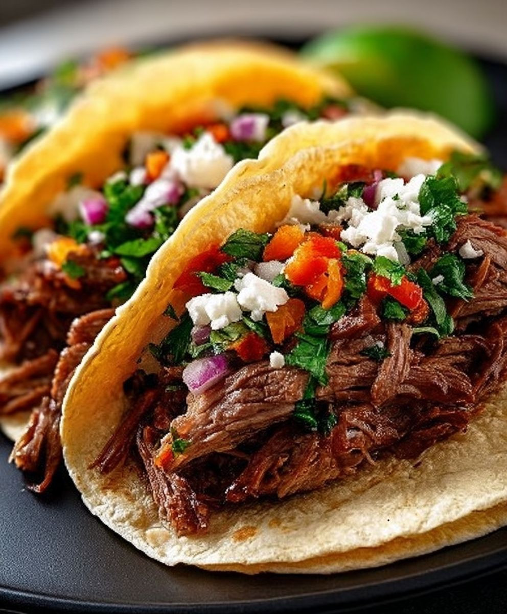 Slow Cooked Chuck Roast Tacos