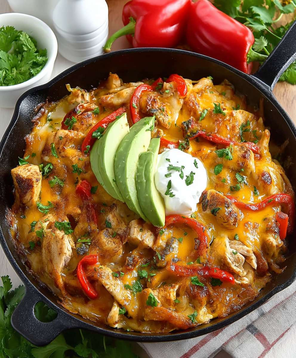 Chicken Fajita Casserole