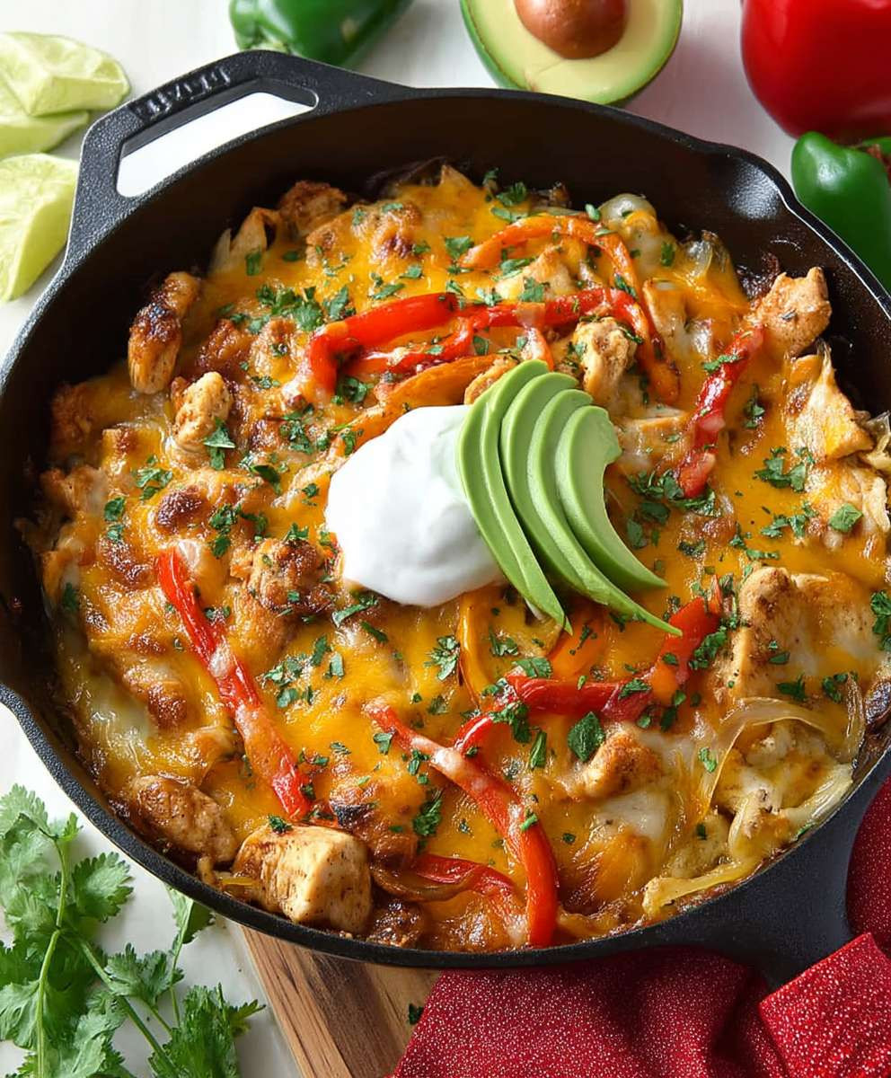 Chicken Fajita Casserole
