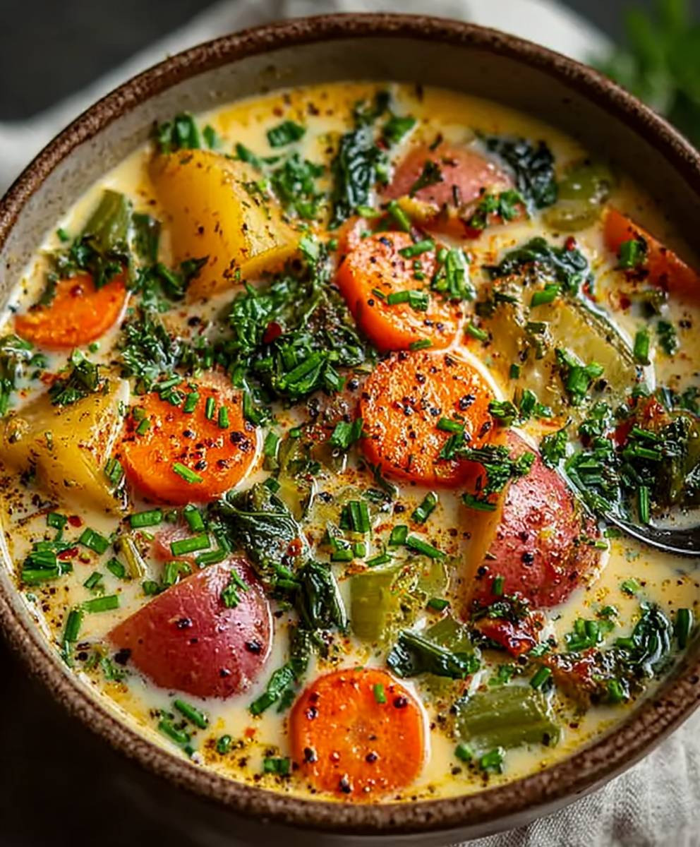 Spring vegetable soup