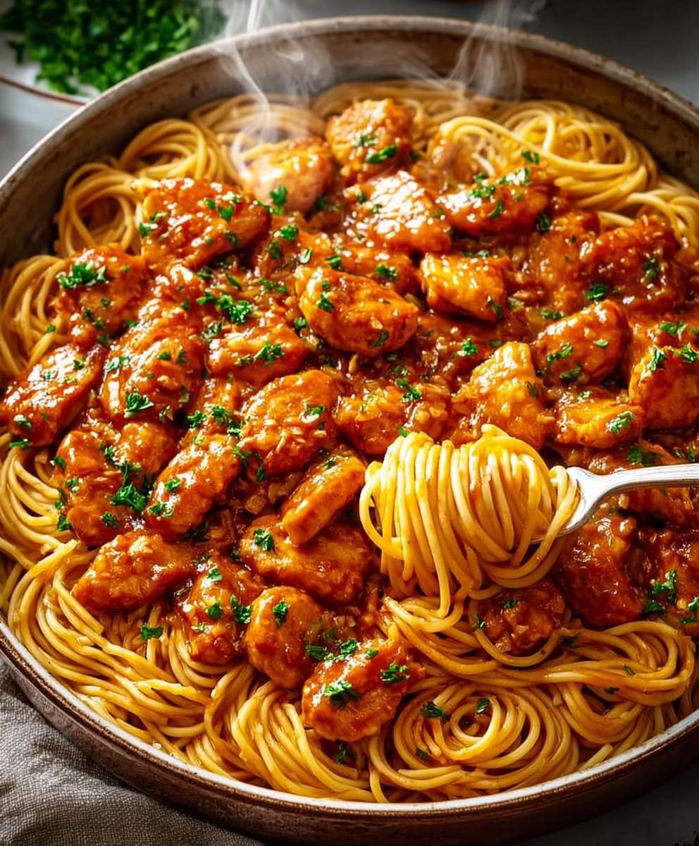 Chicken Scallopini with Pasta