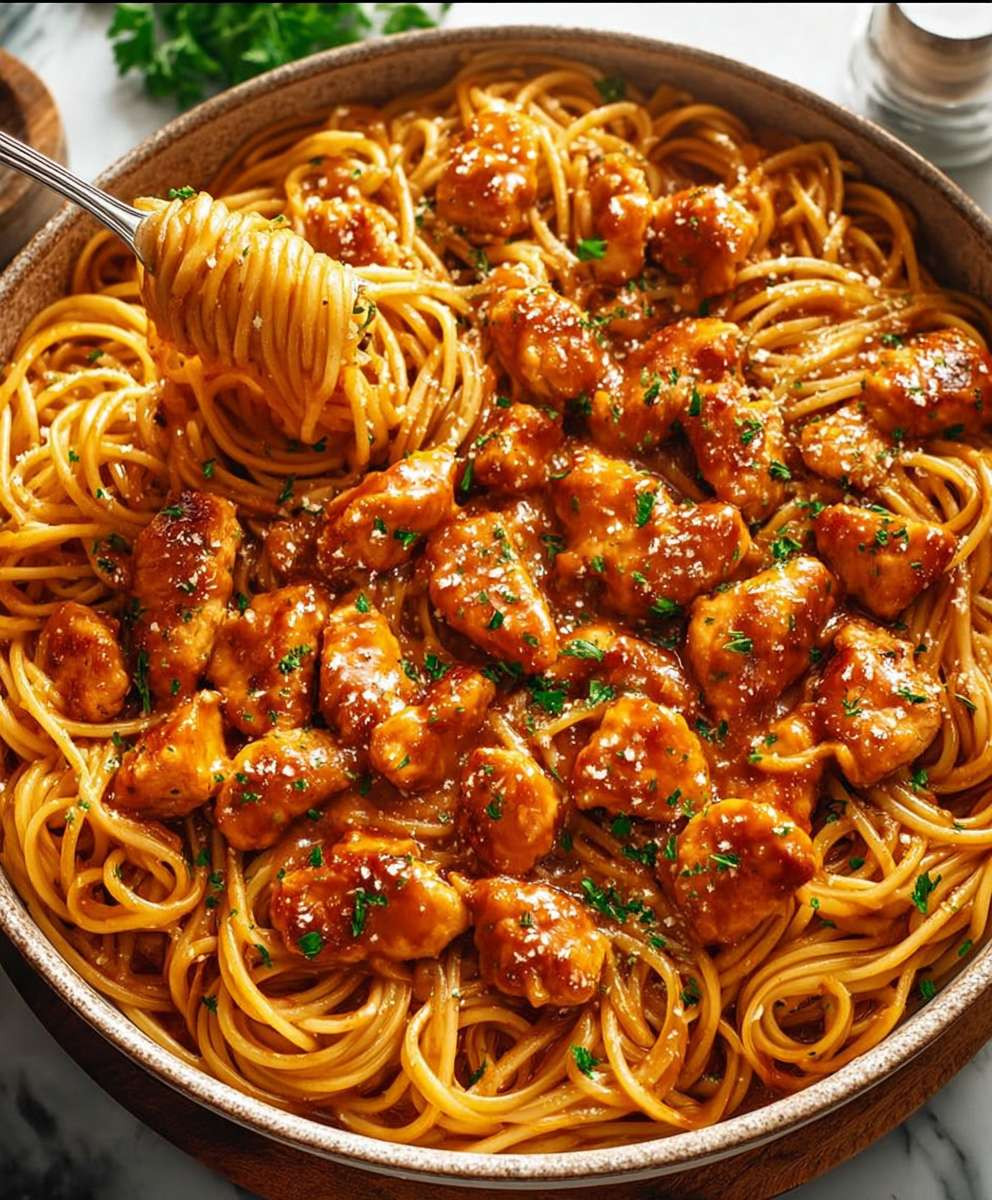 Chicken Scallopini with Pasta
