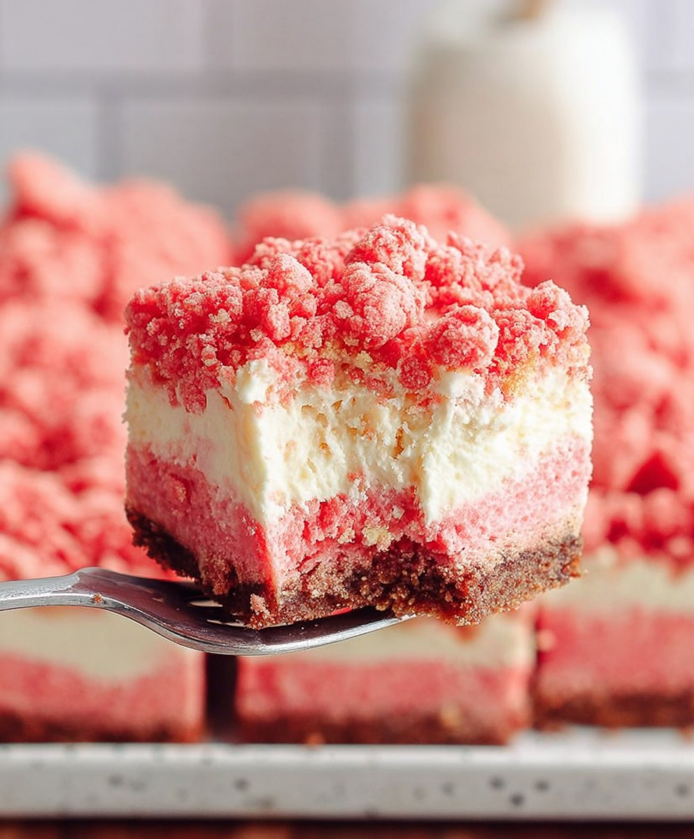 Strawberry Cheesecake Brownies