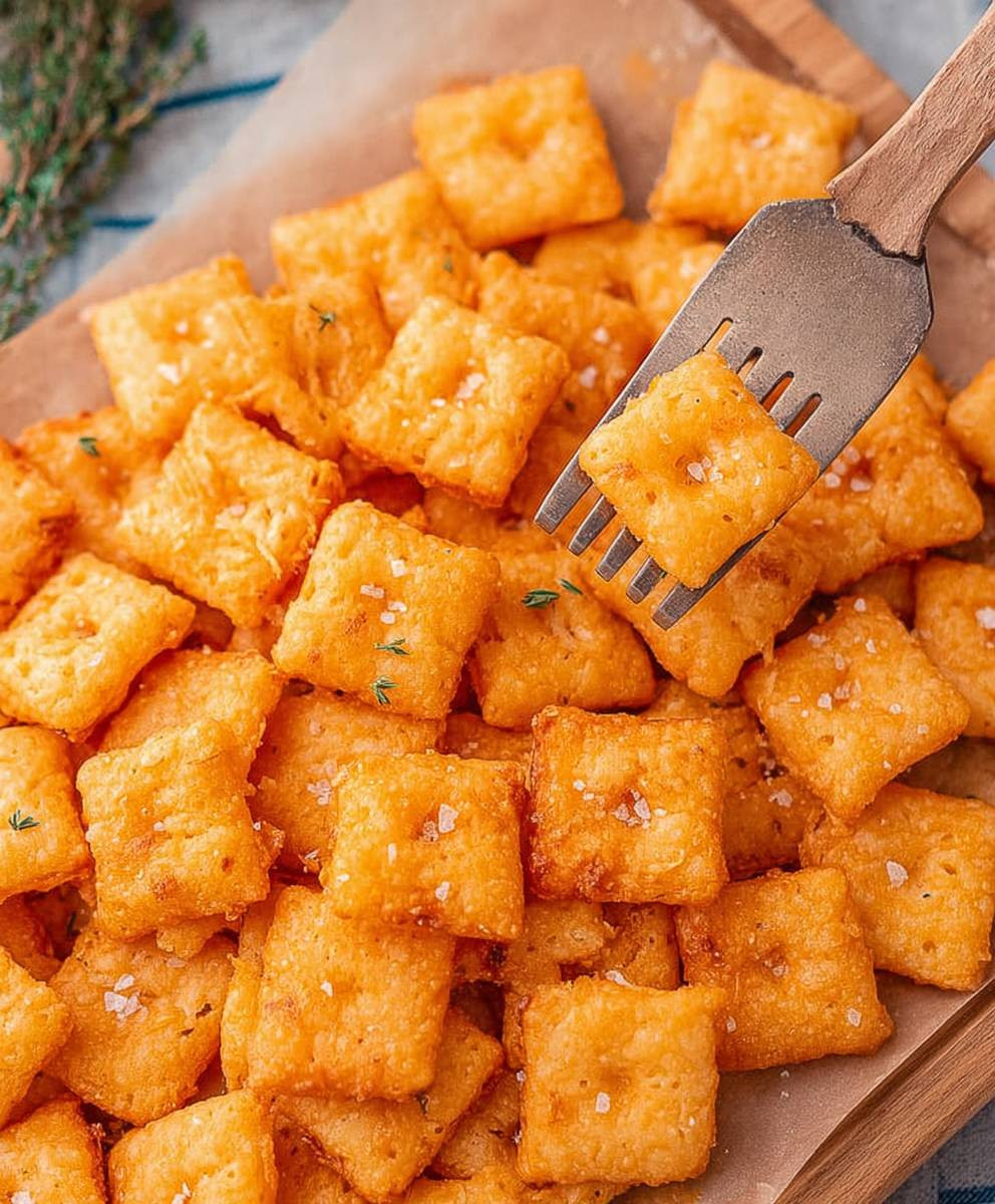 Homemade Cheez Its