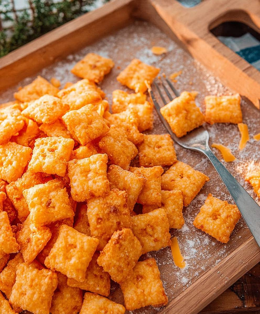 Homemade Cheez Its